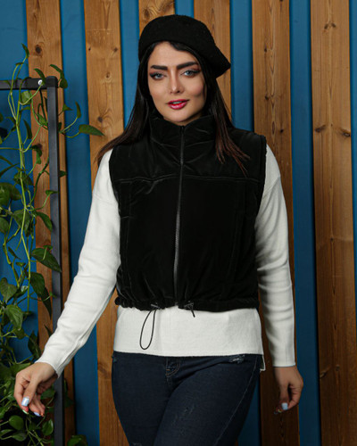 پافر زنانه پارچه سیلیکونی وارداتی
